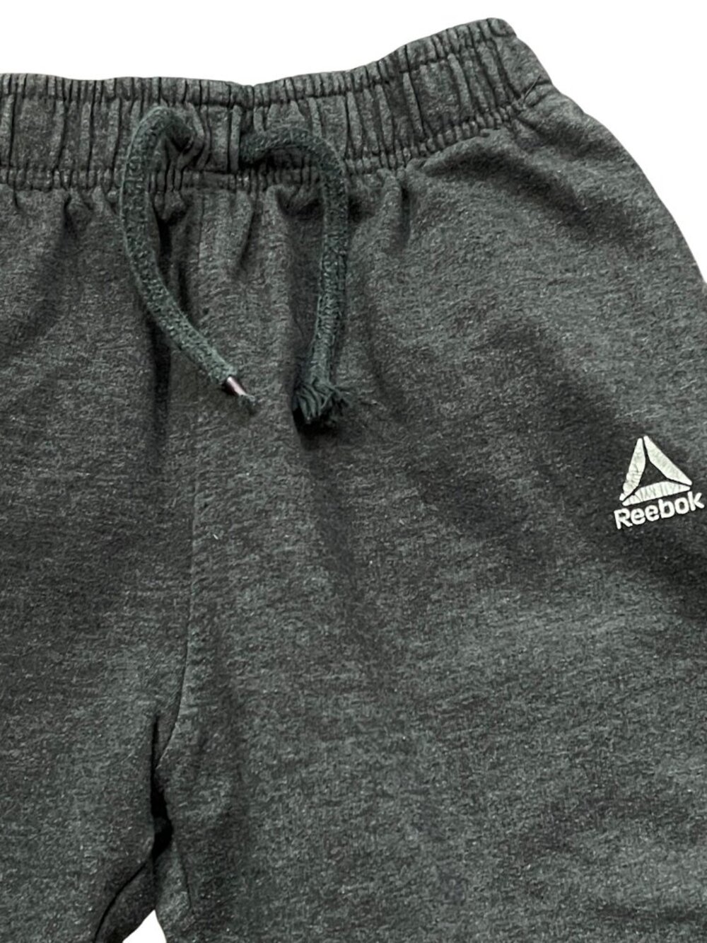 Reebok Boys Gray Fleece Jogger Sweatpants Size XL (18-20) With Elastic Waist - Picture 3 of 8
